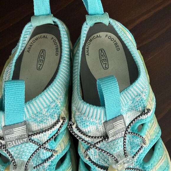 Size 6 - Keen Evofit One Knight Hiking Sandals Women’s Paloma Lake Blue - Picture 9 of 13